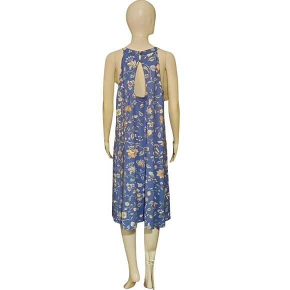 LOFT Plus Floral Print Sleeveless Swing Dress - Picture 6 of 13